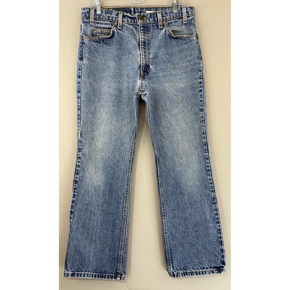 Vtg Levi's 517 Orange Tab Jeans Men's Actual 32x28.25 Tagged (34x30) Made In USA - Picture 1 of 13